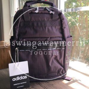 NWT adidas Dark Purple Essentials Backpack!